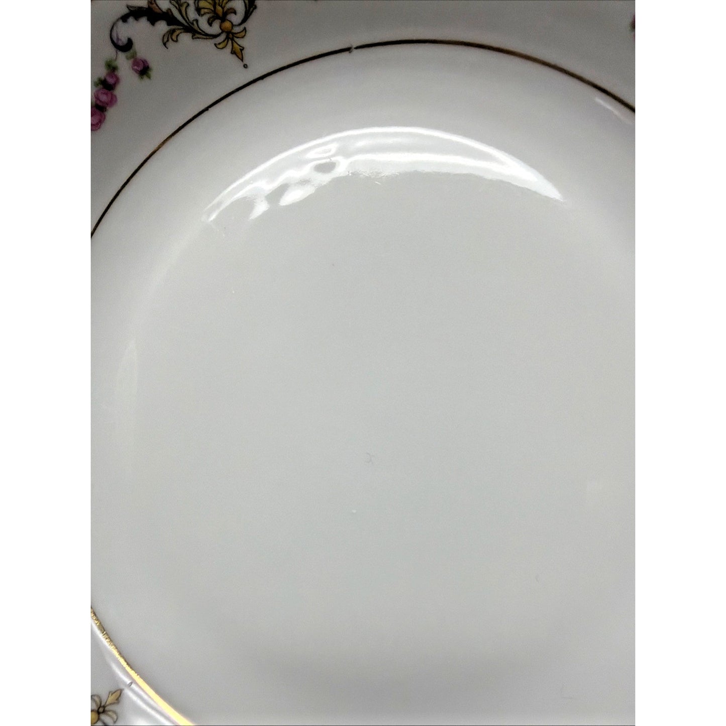 Lot of 4 HC Selb Bavaria Heinrich Co Fruit Dessert Bowls Pink Swag Roses White