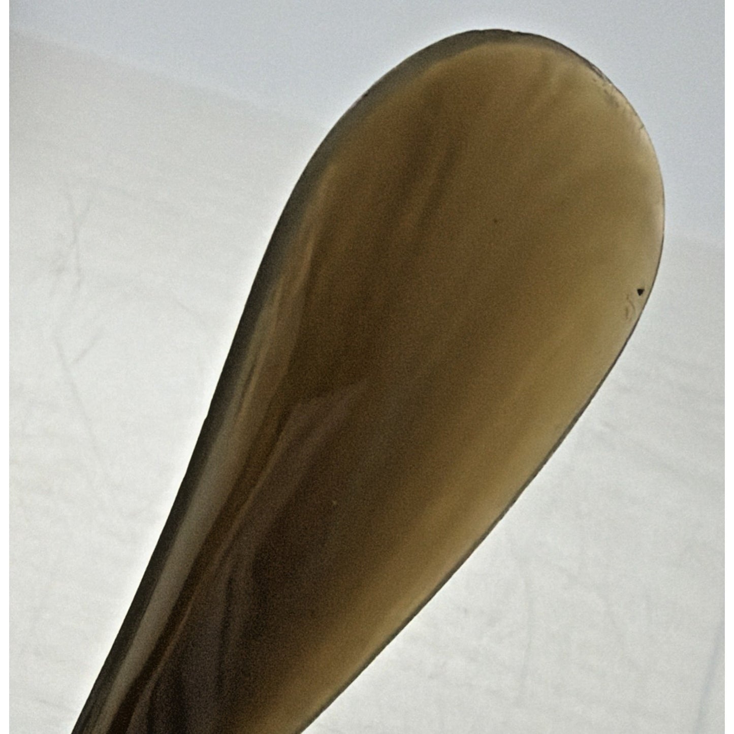 Vintage Poodle Dog Head Shoe Horn Bamboo Wood Chain Lucite Resin Plastic Metal