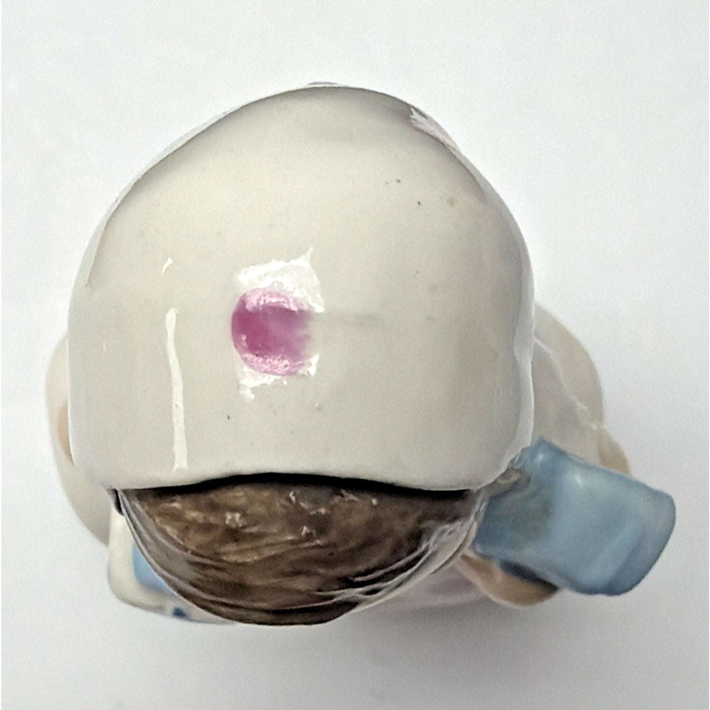 Vtg Ucagco Little Kerchief Girl Porcelain Figurine Presents Gifts Japan AS-IS
