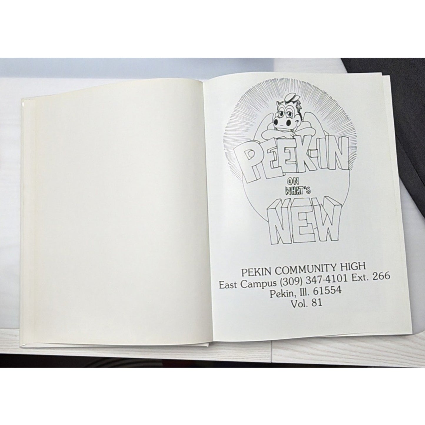 Pekin Pekinian High School Yearbook 1990 IL Vol 81 East Campus Peek In Whats New
