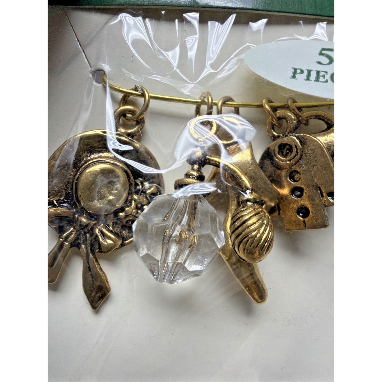 Card Connection Lot of 2 Decorative Elements Charms Pendants Hirschberg Schutz