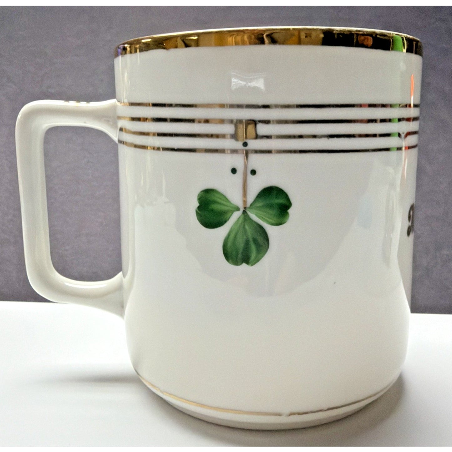 Haindorf JKS Porcelain Mug Hand Painted Souvenir Mariatal Kratzer Sohne Clover