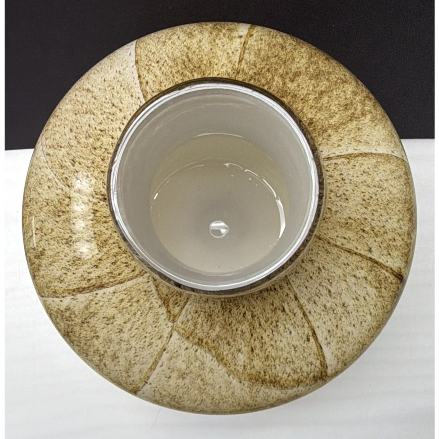 Fenton International Art Glass Sand Stone Vase 91023