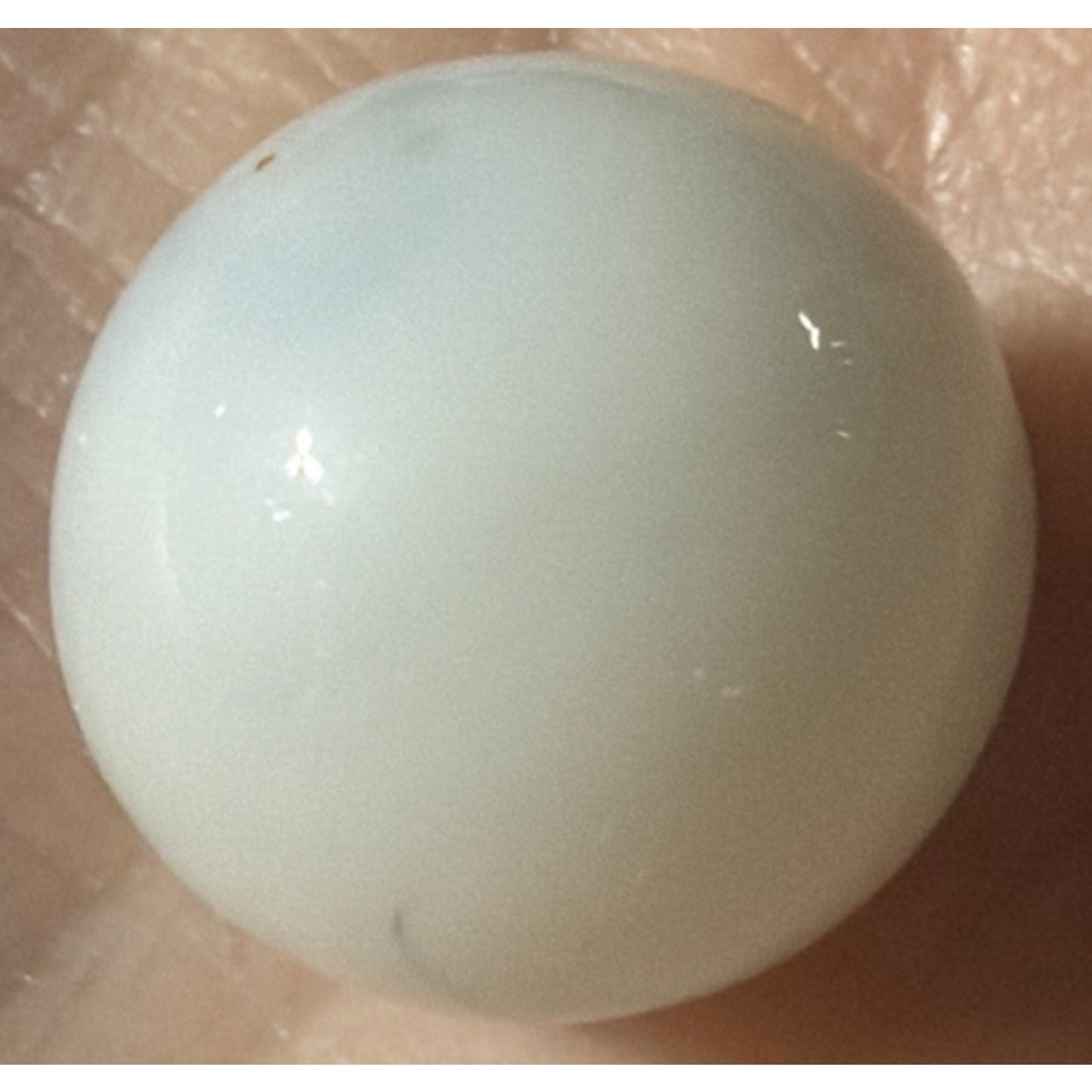 Old Christensen White Agate Marble As Is Read