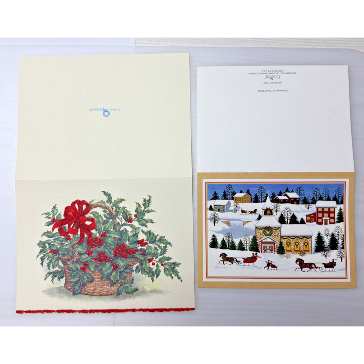 Vtg Lot of 10 Christmas Cards Sunshine Century Toole Zoo Gore Clementson Loxton