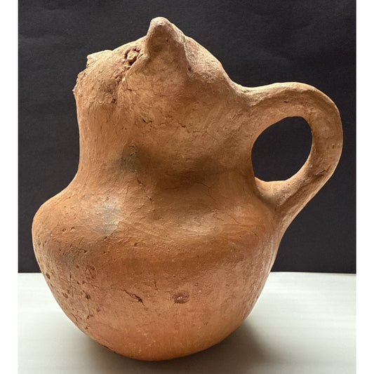 Columbian Zoomorphic Effigy Jar Clay Pitcher Jug As Is
