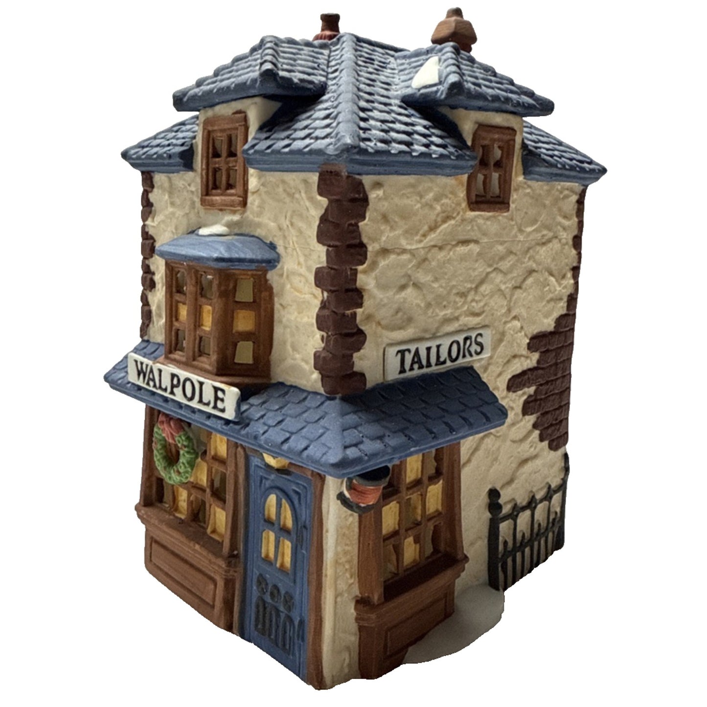 Vtg Dept 56 Dickens Village Walpole Tailors 59269 Store Village No Light Cord
