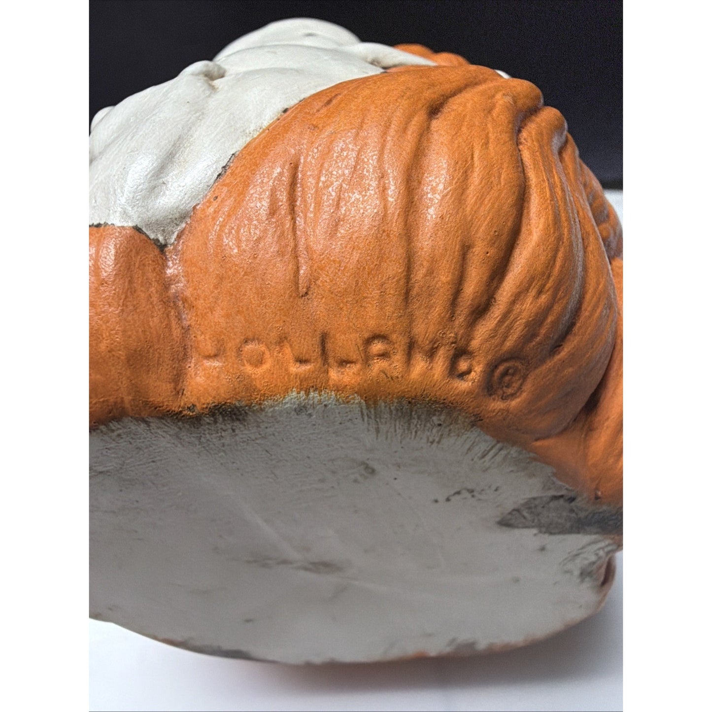 Vintage Holland Mold Halloween Ceramic Candle Holder Ghost Pumpkin Hand Painted