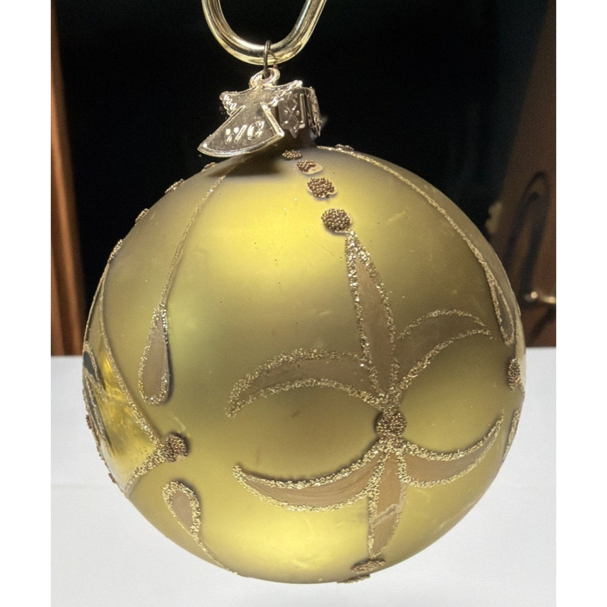 William Sullivan Collection WC Poland Mercury Glass Pineapple Green Ornament