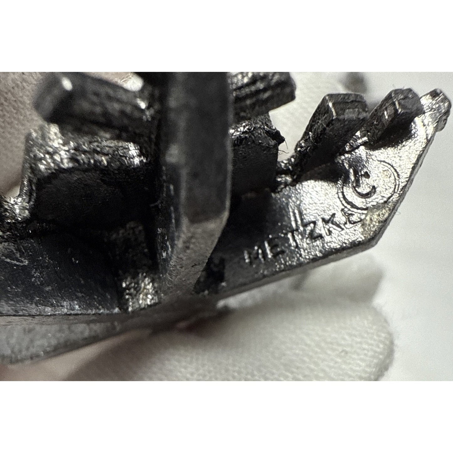 Vintage Lot of 4 Metzke Pewter Snowflake Taper Candle Holders