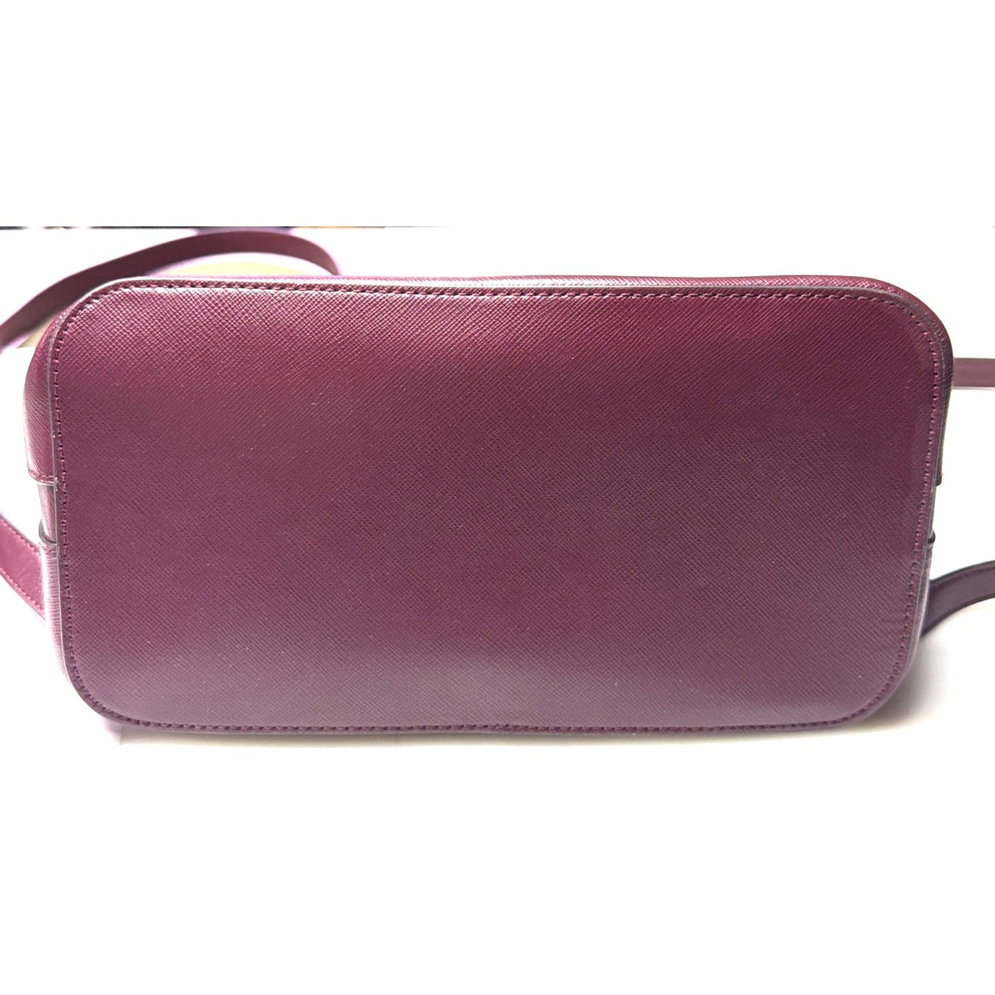 Kate Spade New York Staci Dome Saffiano Leather Backpack Burgundy