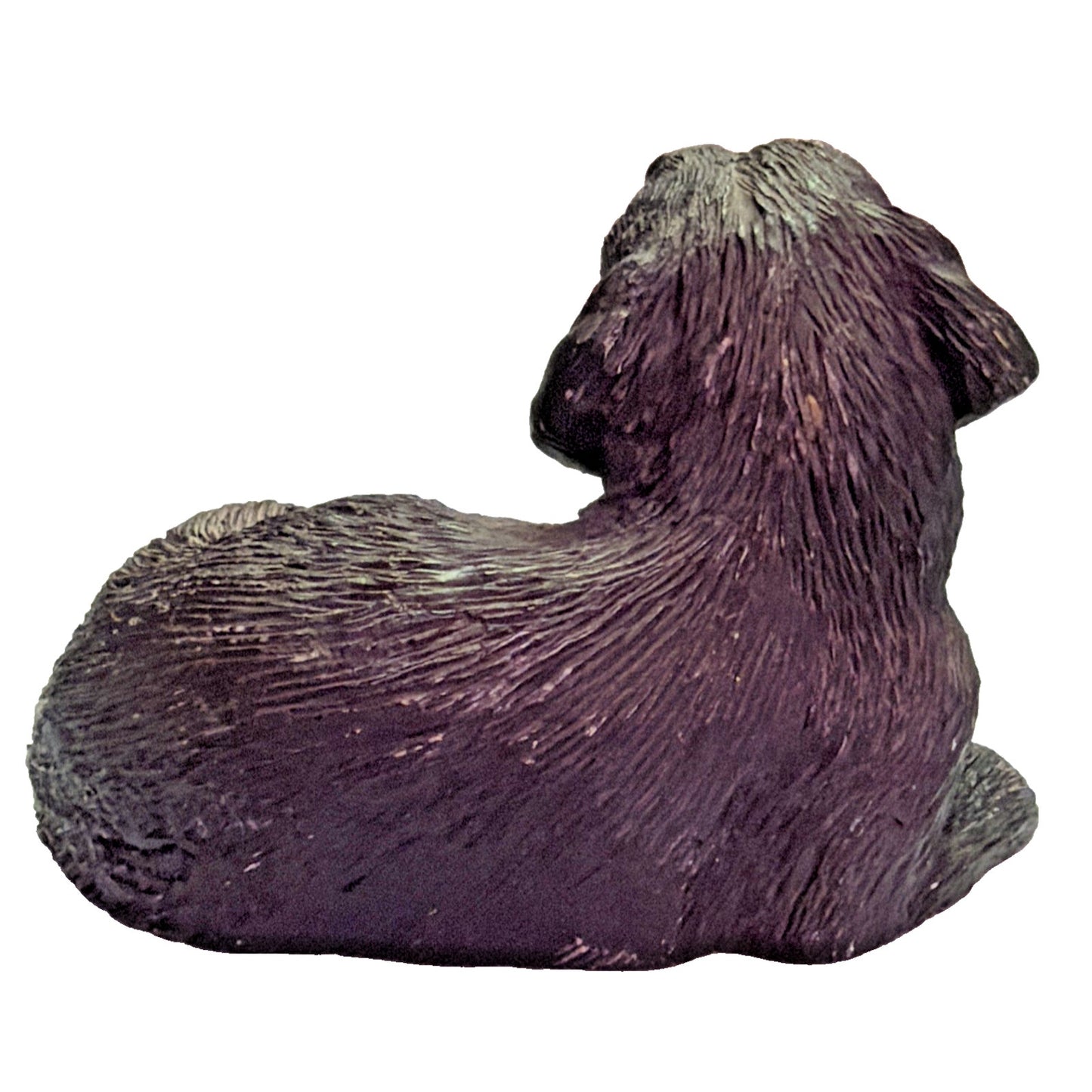 Vtg Jennings Decoy Co Black Lab Puppy Hunting Dog Figurine