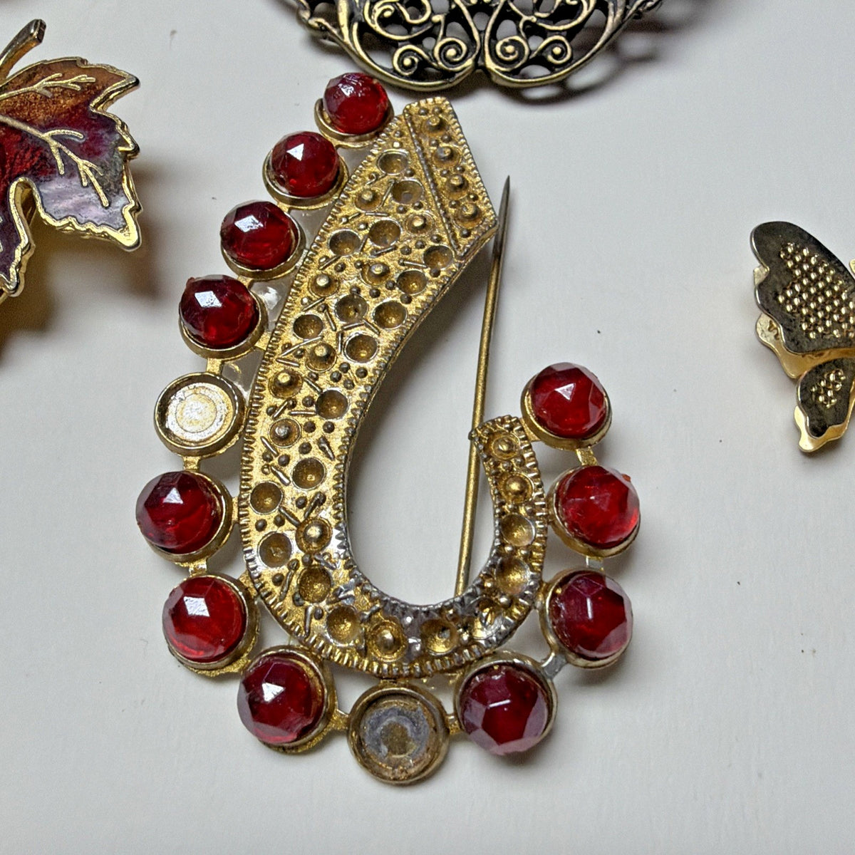 Vintage Modern Junk Jewelry Lot Craft Avon Lia Sophia Damage Wearable As-Is 2#