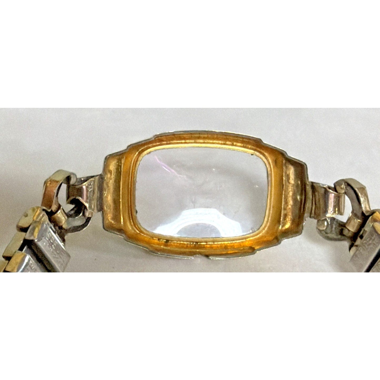 Old S&W Hamilton 14k Gold Filled 17 Jewel Wrist Watch Speidel Stretch Band As Is
