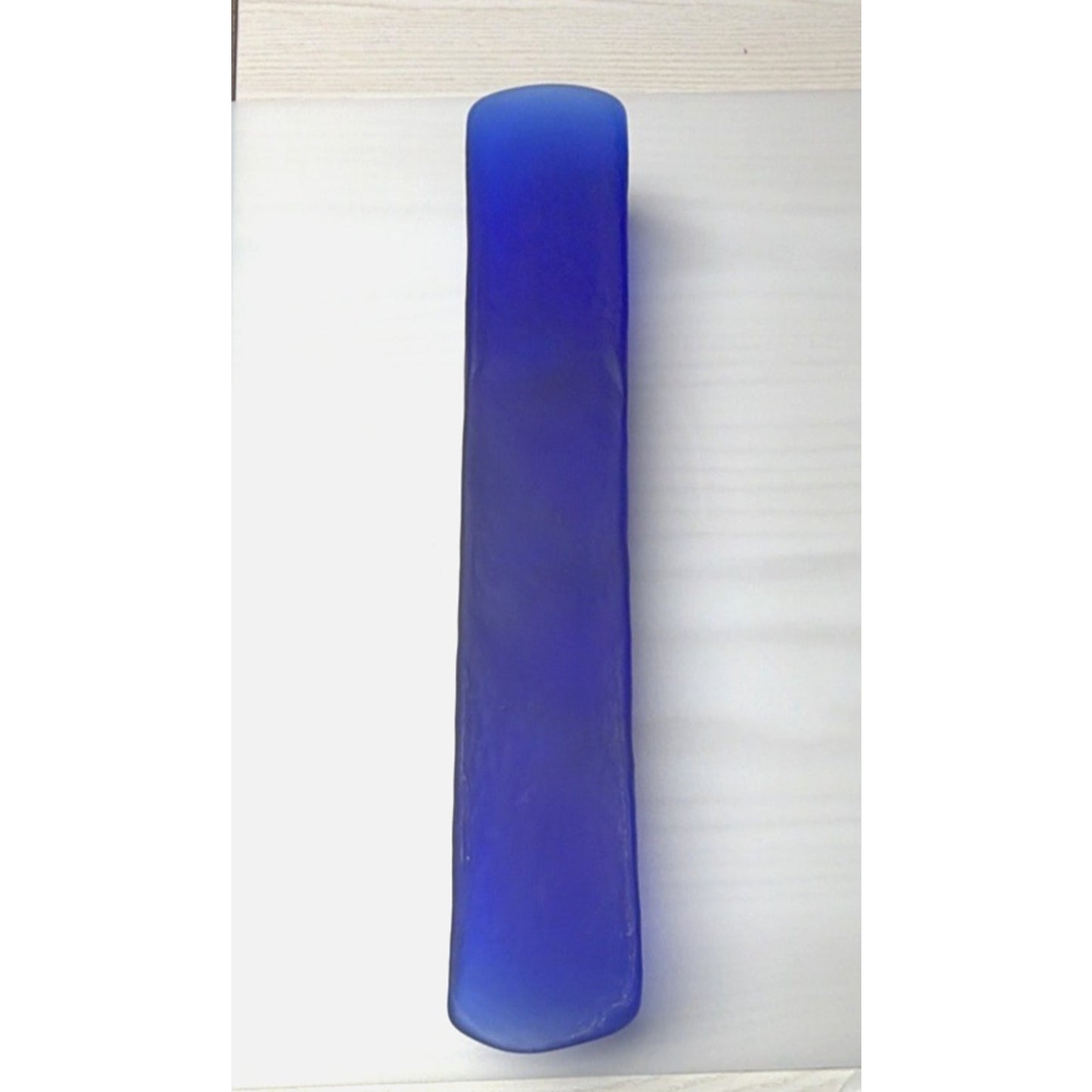 Sasaki Crystal Soichiro Sasakura Anasazi Cobalt Arch Candle Holder Cobalt Blue