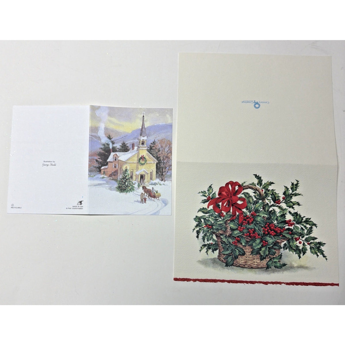 Vtg Lot of 10 Christmas Cards Luedecke Clementson Shedd Kogut Flavia Engelbreit