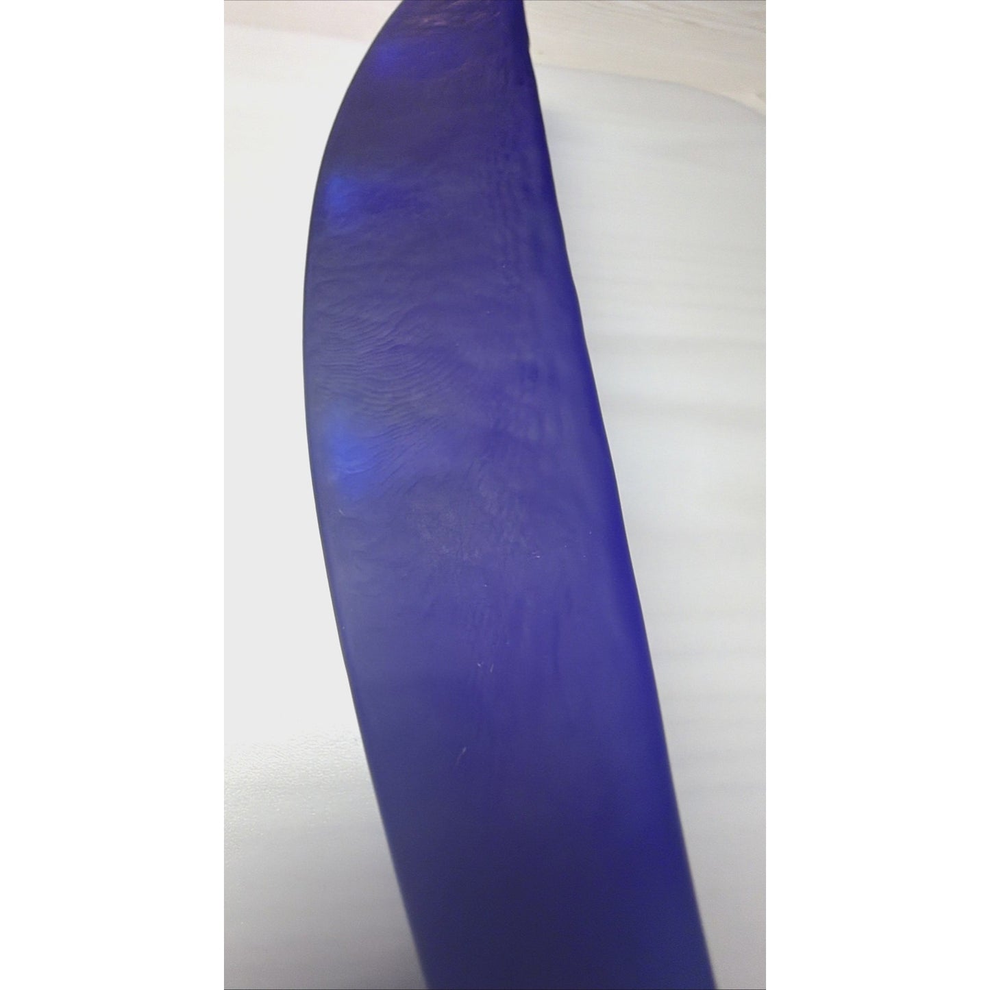 Sasaki Crystal Soichiro Sasakura Anasazi Cobalt Arch Candle Holder Cobalt Blue