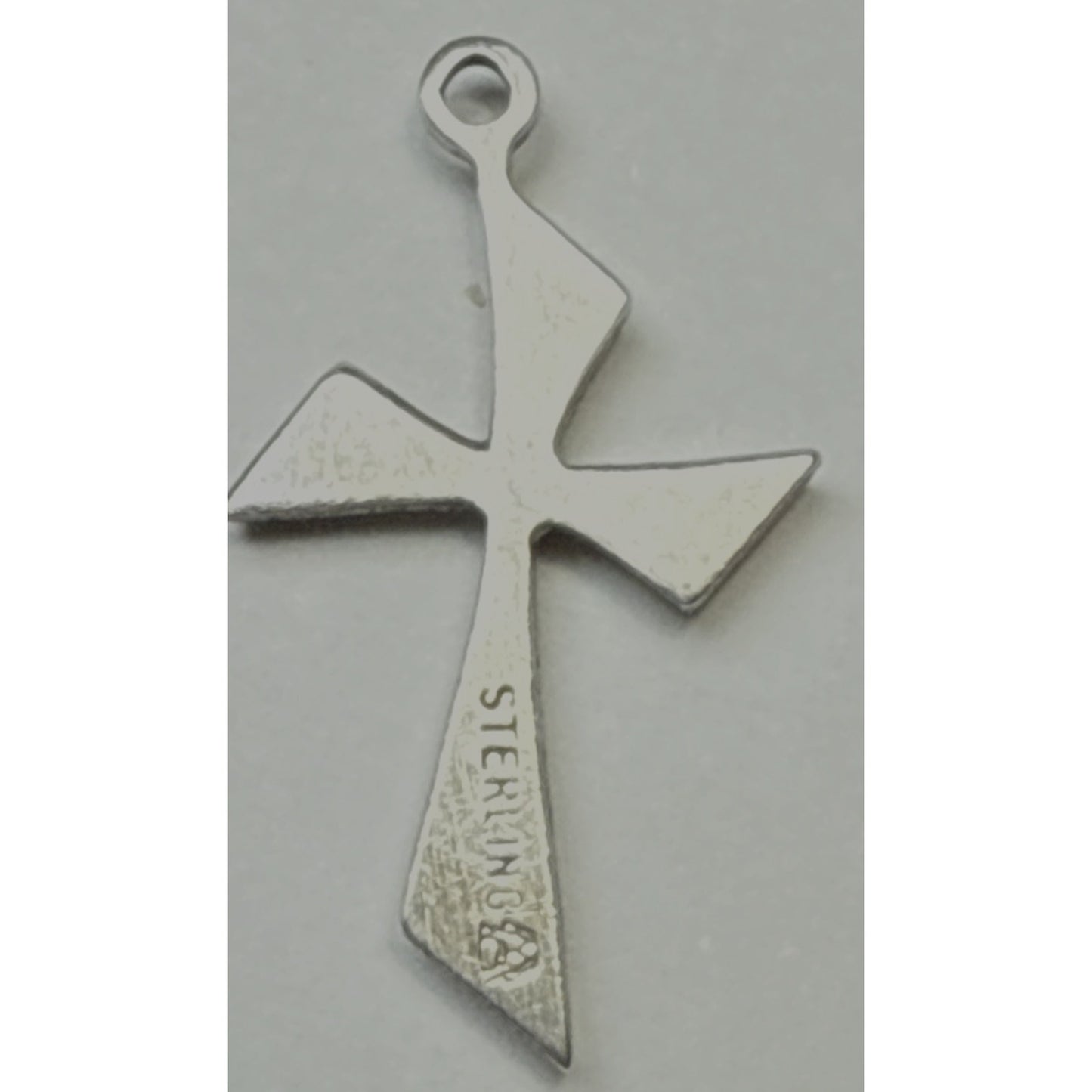Vintage Southwest Sterling Silver Cross Pendant Delicate