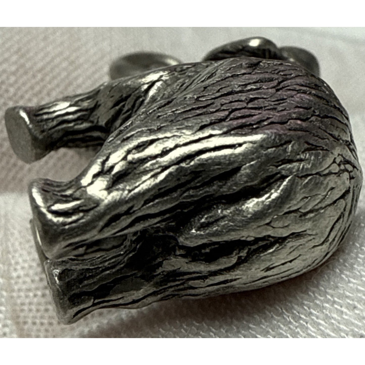 Vintage Silver Miniature Elephant Woolly Mammoth 15.83 grams As-Is Read