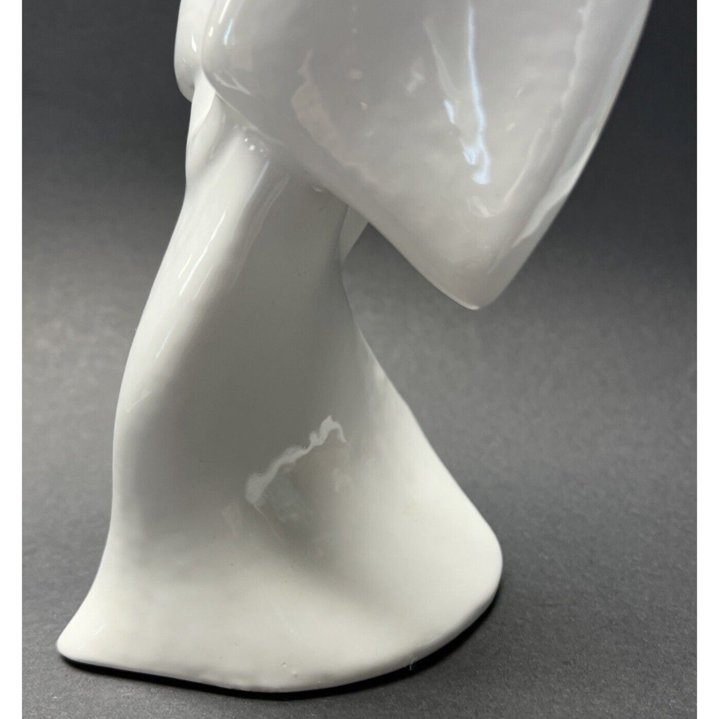 Vtg Blanc de Chine Awa Odori Dancer Sculpture Keiten Takahashi Porcelain Glazed