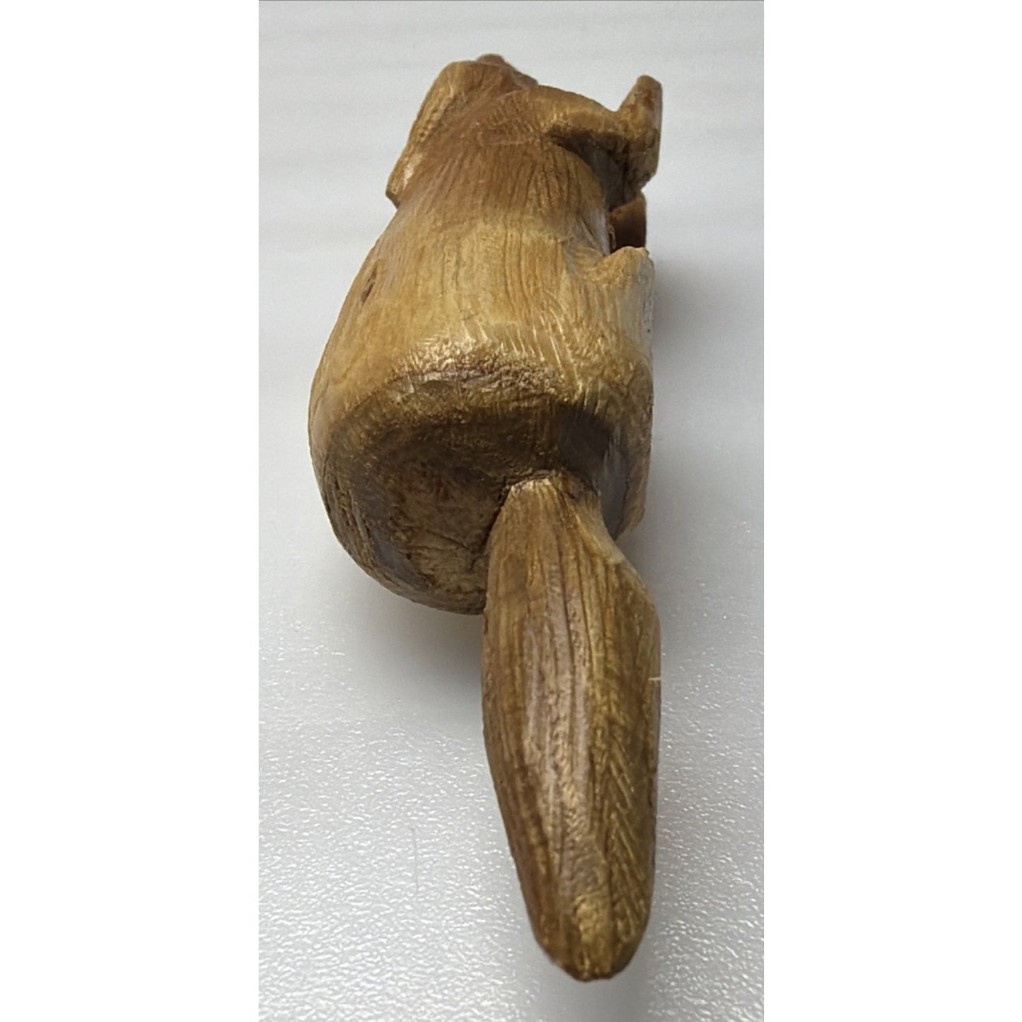 Folk Art Wood Carved Woodland Creature Mini Signed Fox Beaver Squirrel Bunny