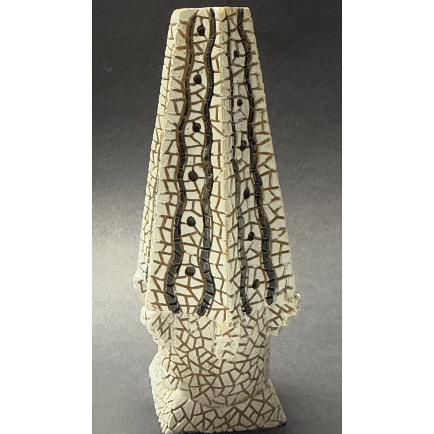 Gaudi Barcino Chimney Palau Rooftop Candle Holder Sculpture Lizard Mosaic