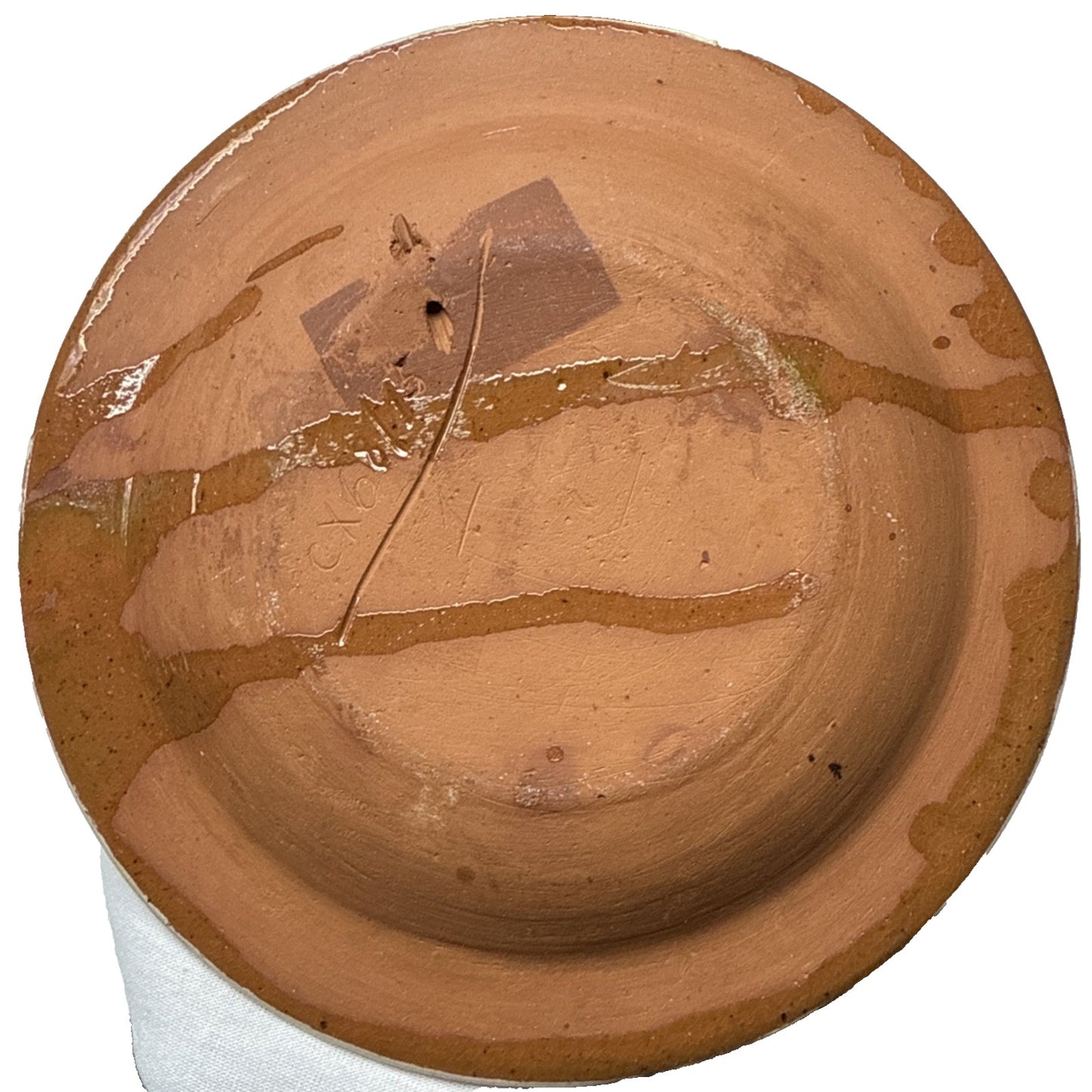 Vintage Folk Art Hutsul Hucul Plate Clay Hand Painted Bowl Plate Hanging