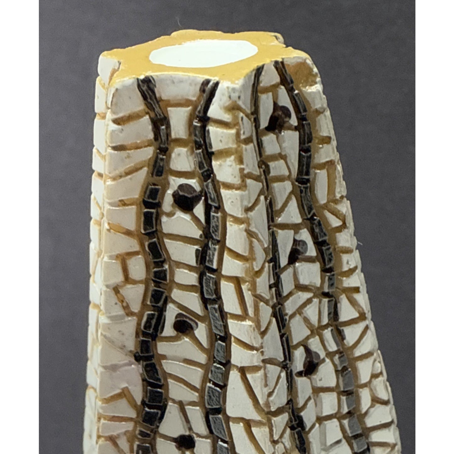 Gaudi Barcino Chimney Palau Rooftop Candle Holder Sculpture Lizard Mosaic