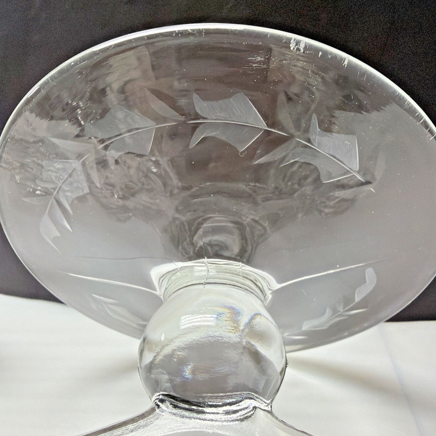 Vtg Lot of 2 Paden City Glass #555 Vermillion Mr B Candle Stick Holders Pillar