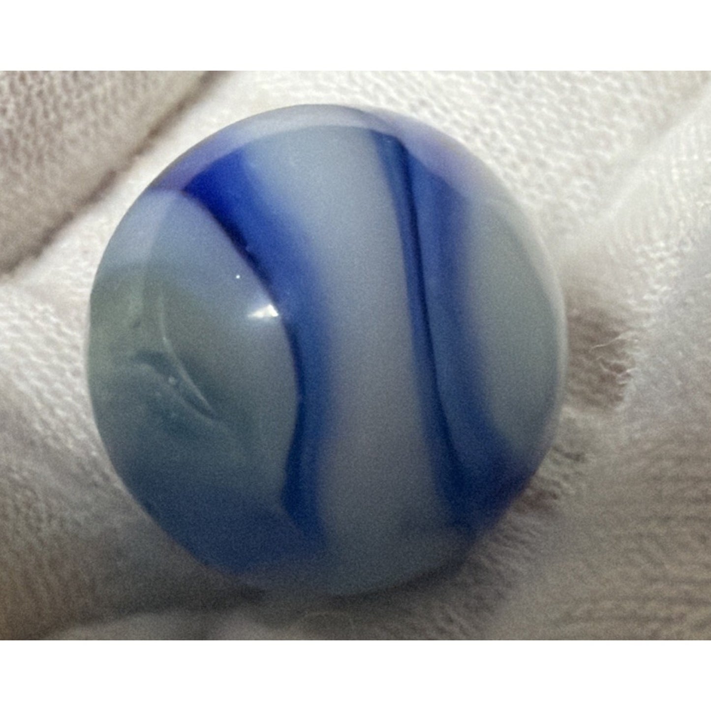 Old Lot of 6 Agate Christensen Peltier Vitro Art Glass Swirl Marbles As Is