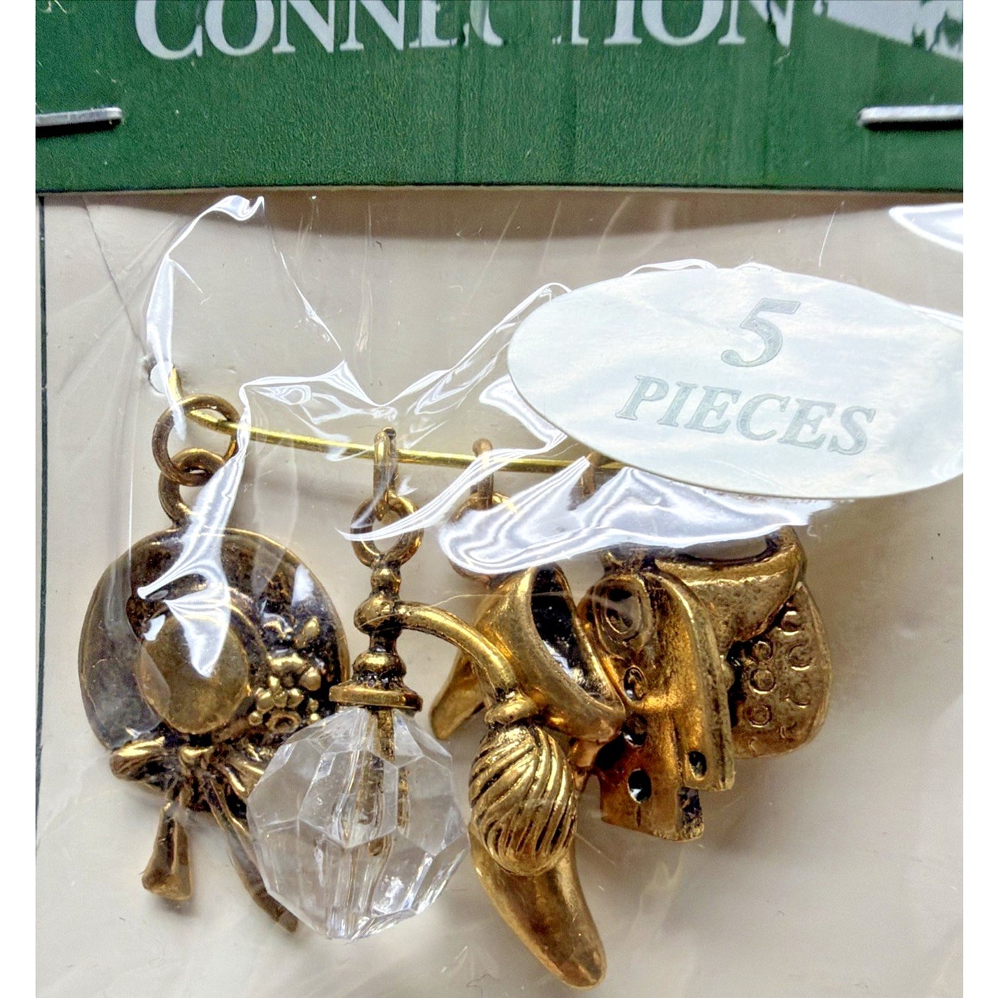 Card Connection Lot of 2 Decorative Elements Charms Pendants Hirschberg Schutz