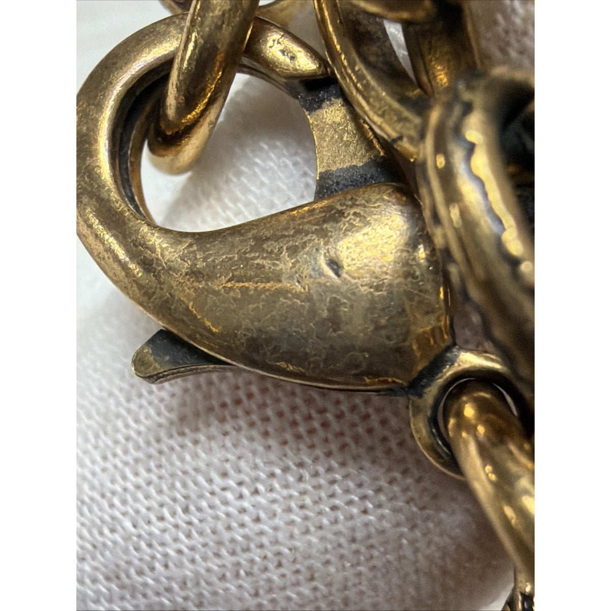 Vintage Coin Charm Bracelet Statement Medallion Florin Saint Jean Baptiste