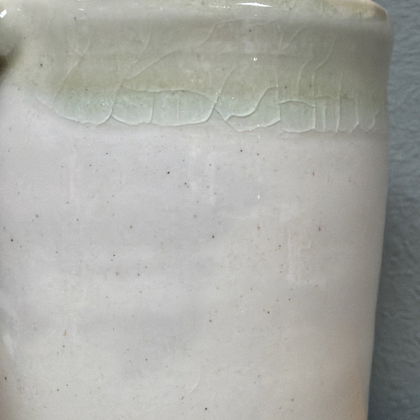Vtg Studio Art Pottery Mug Drawn Tufted Titmouse Bird Glazed Stoneware Signed