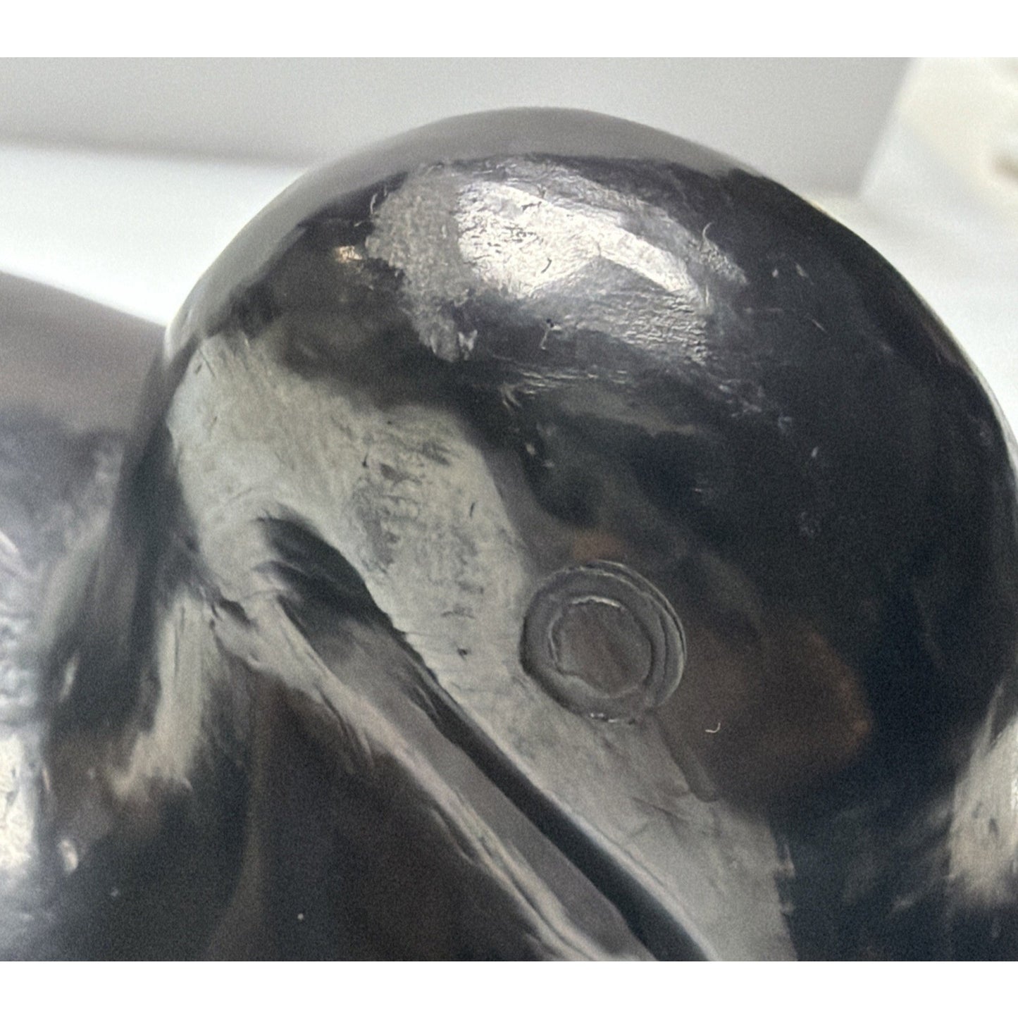Vintage Oaxaca Barro Negro Mexican Black Clay Pottery Goose Duck Bird Sculpture
