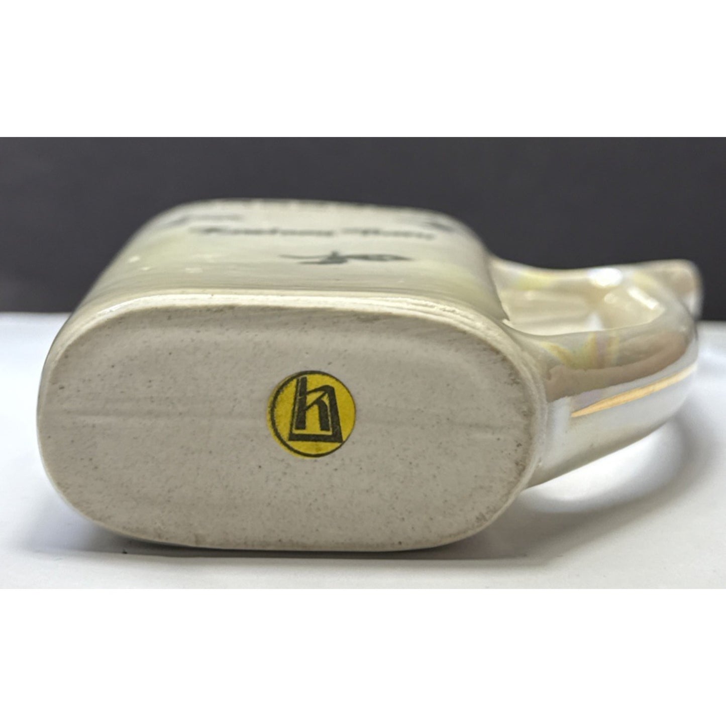 Old Karlovy Vary Czech Porcelain Hot Spring Water Sipping Cup Mug Lusterware