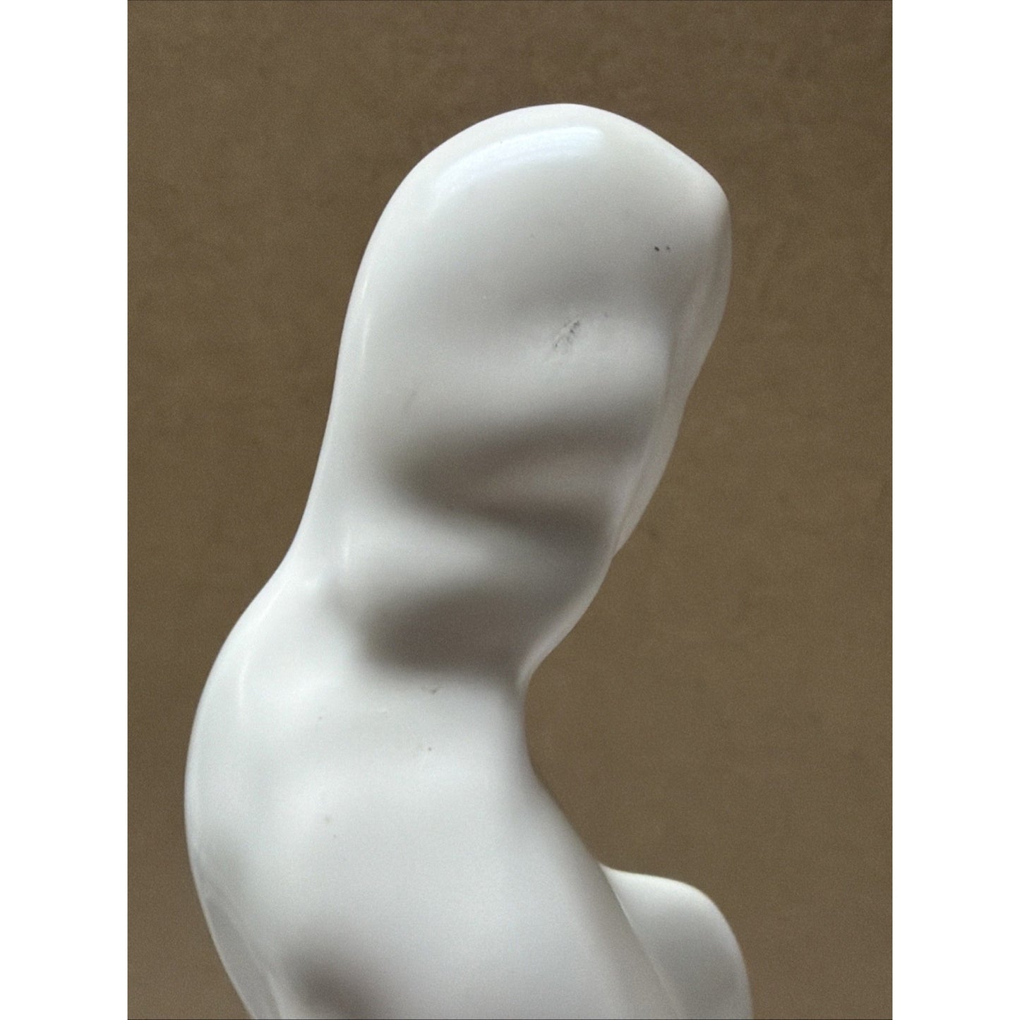 Vtg Haeger Pottery Praying Virgin Mary Madonna Statue White Matte Ceramic #303
