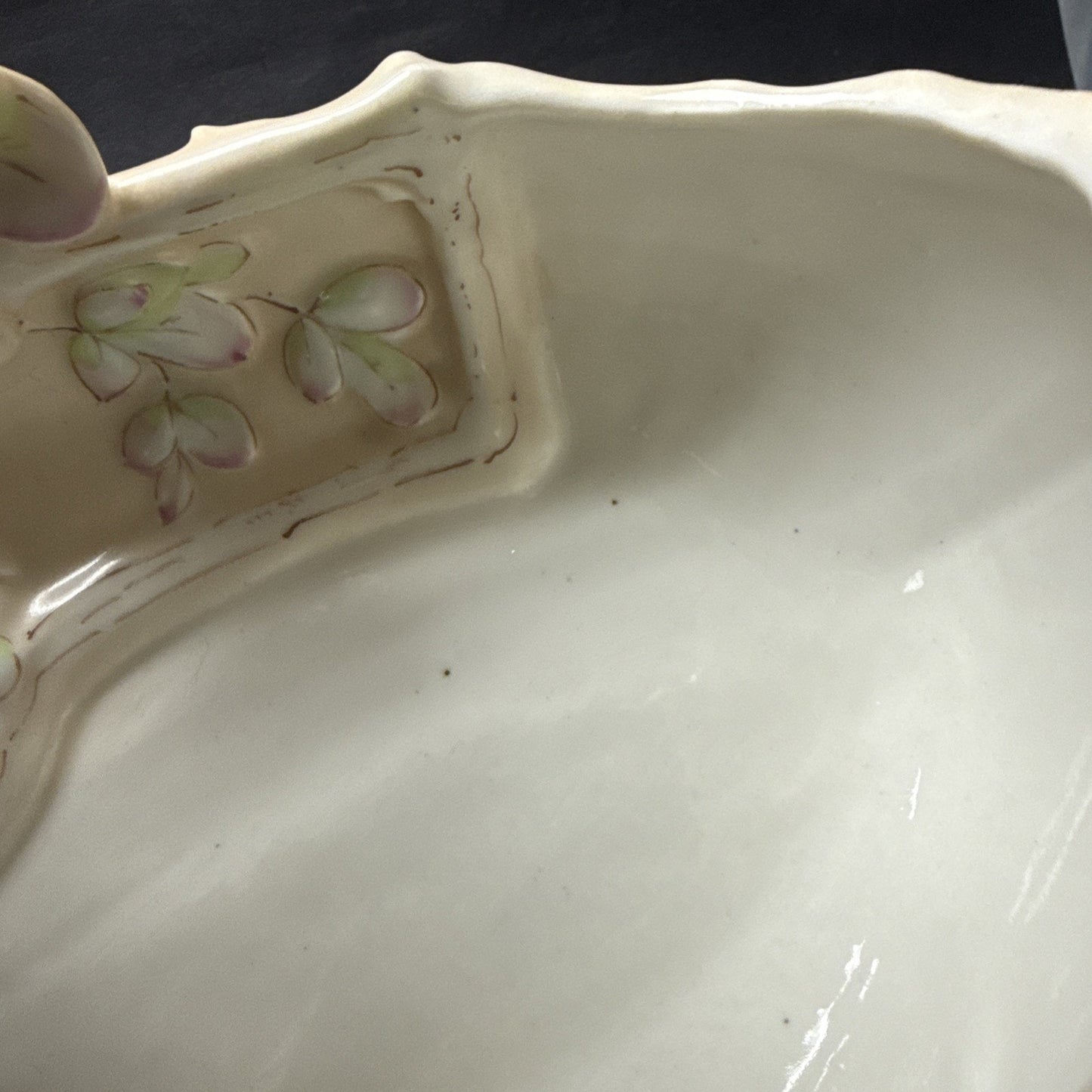 Art Nouveau Art Pottery Majolica Eagle Jardiniere Planter Display Austria