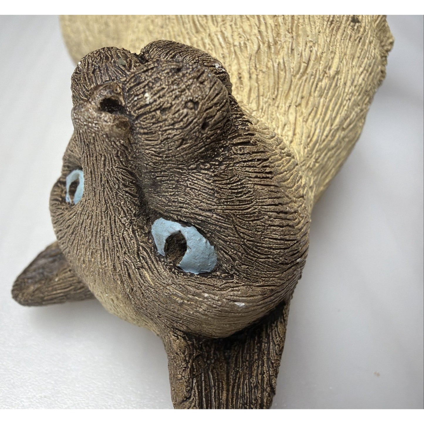 Vintage Siamese Cat Sculpture Figure Martha Carey Marty