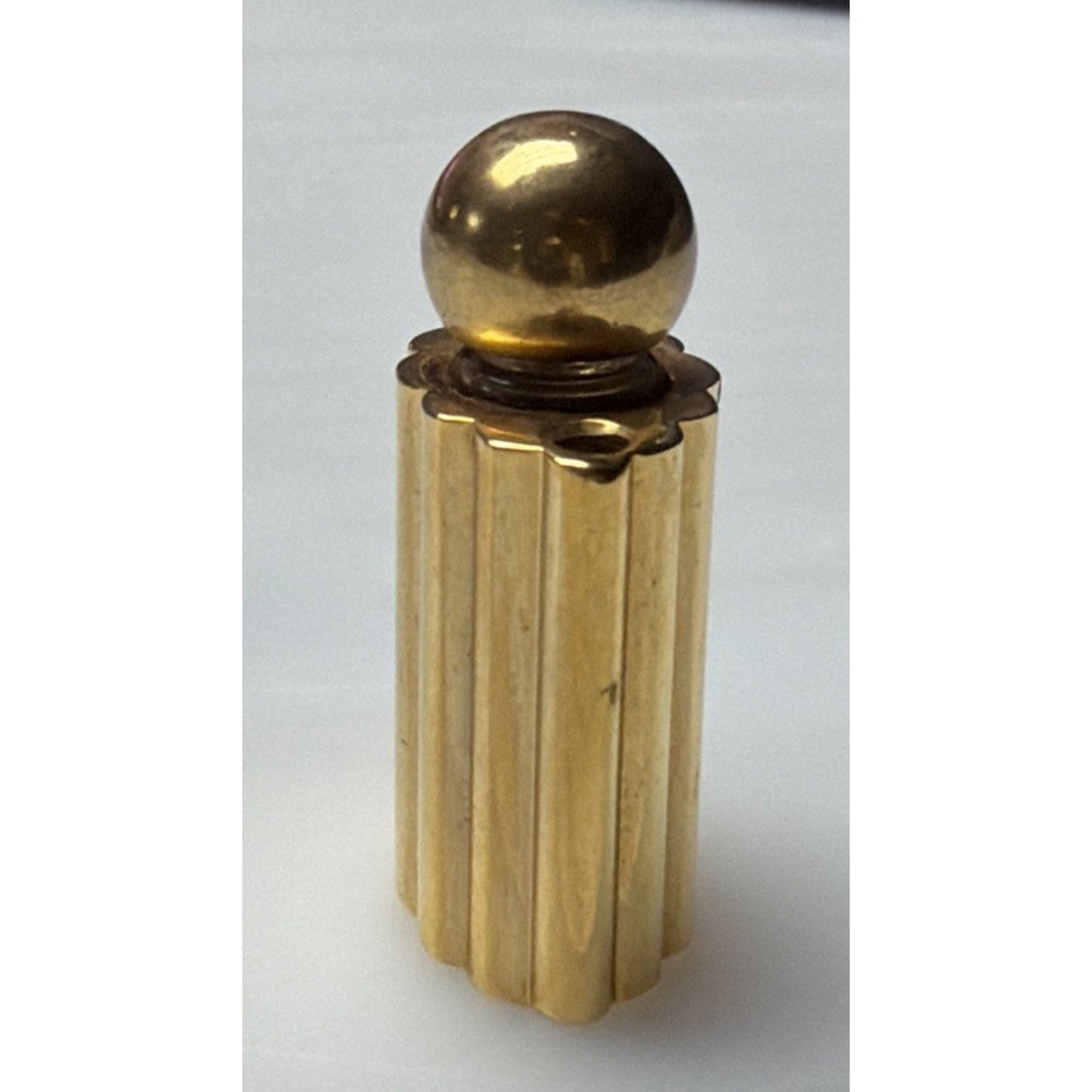 Helena Rubinstein Command Performance Gold Perfume Bottle Charm Bracelet As Is