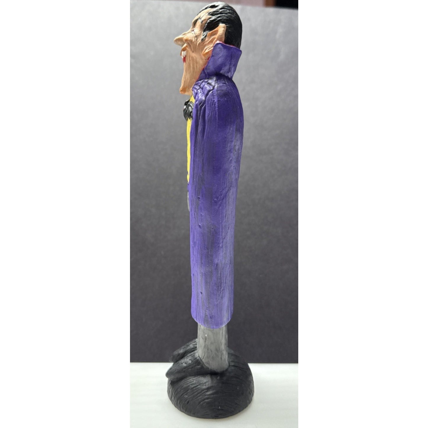 Vintage Nowells Inc Ceramic Mold Halloween Dracula Figurine Hand Painted As Is