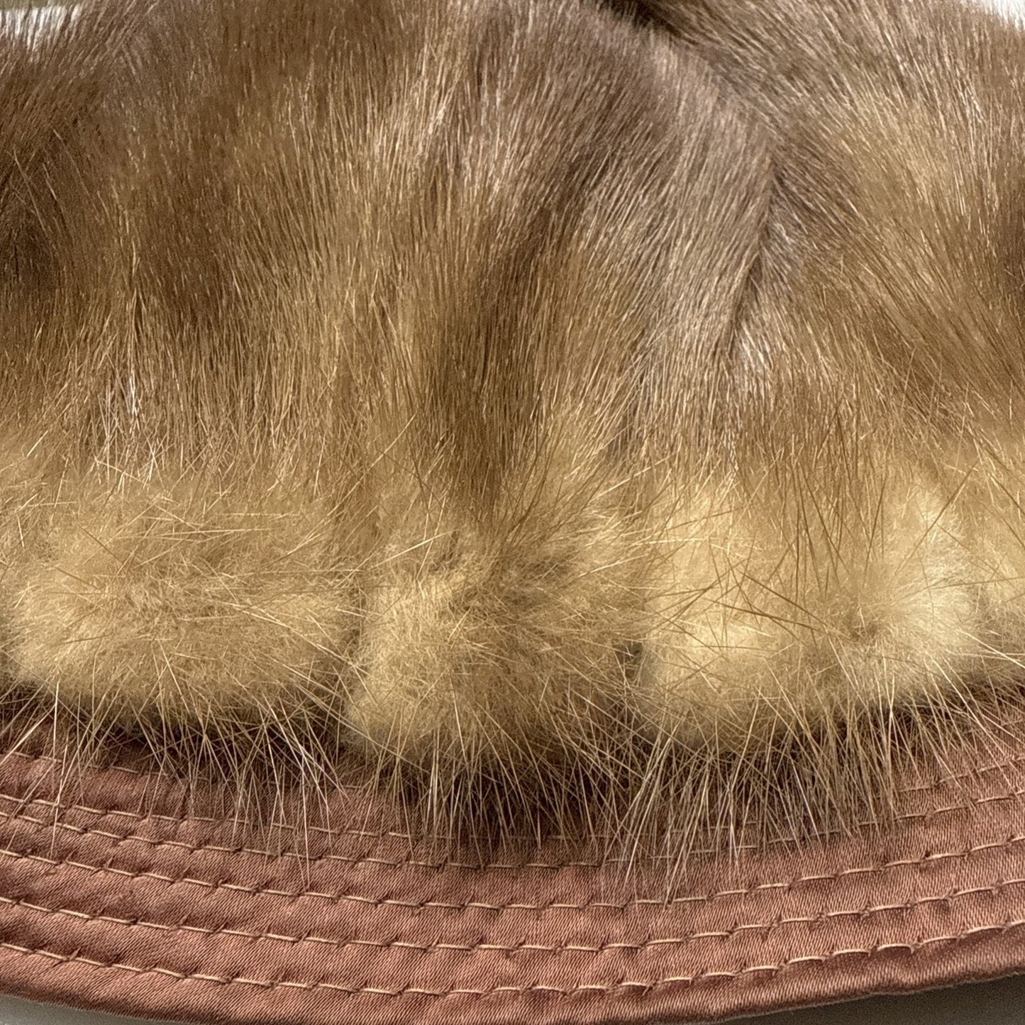 Lot of 2 Fur Hats Precious Furs Marche Brentshire Brown Pillbox As-Is