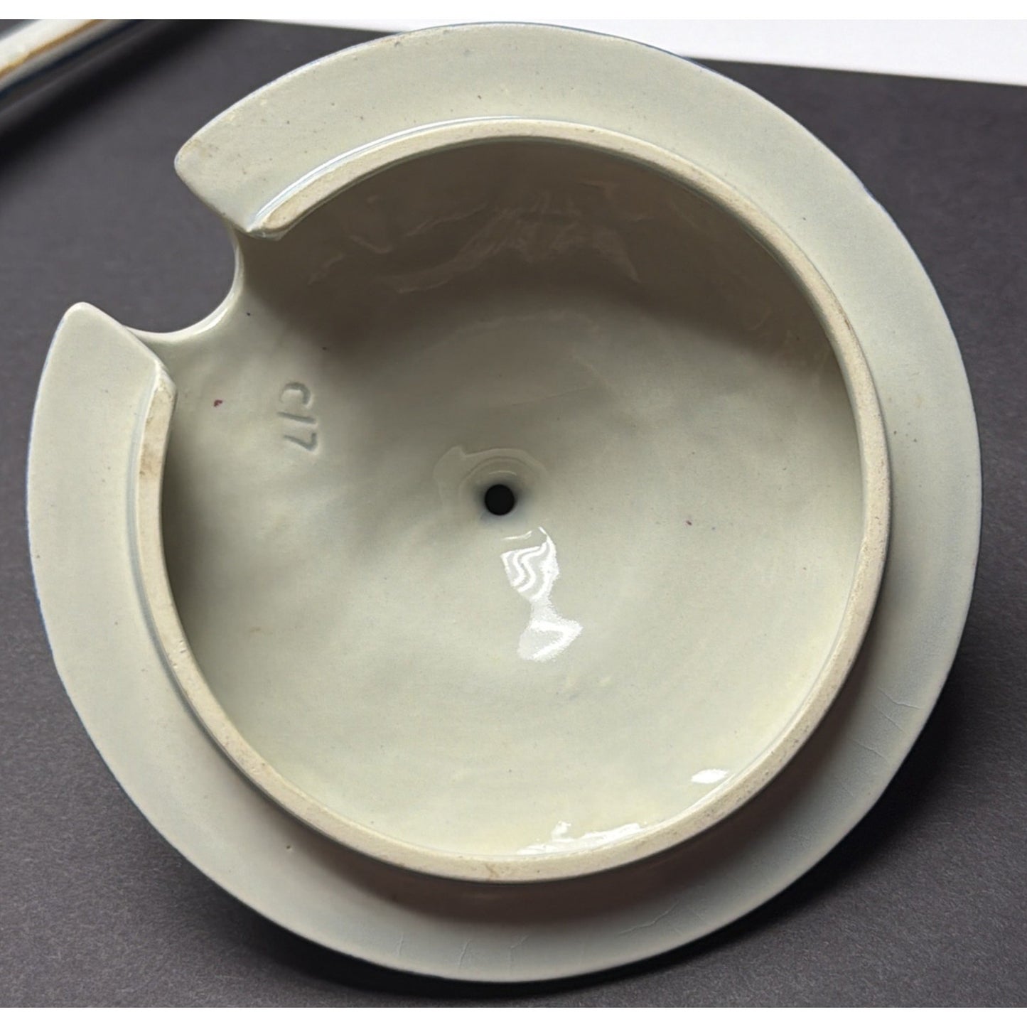 Carvalhinho Porto C/7 P-247 Portugal Hand Painted Tureen Spoon Lid Ladle Bowl