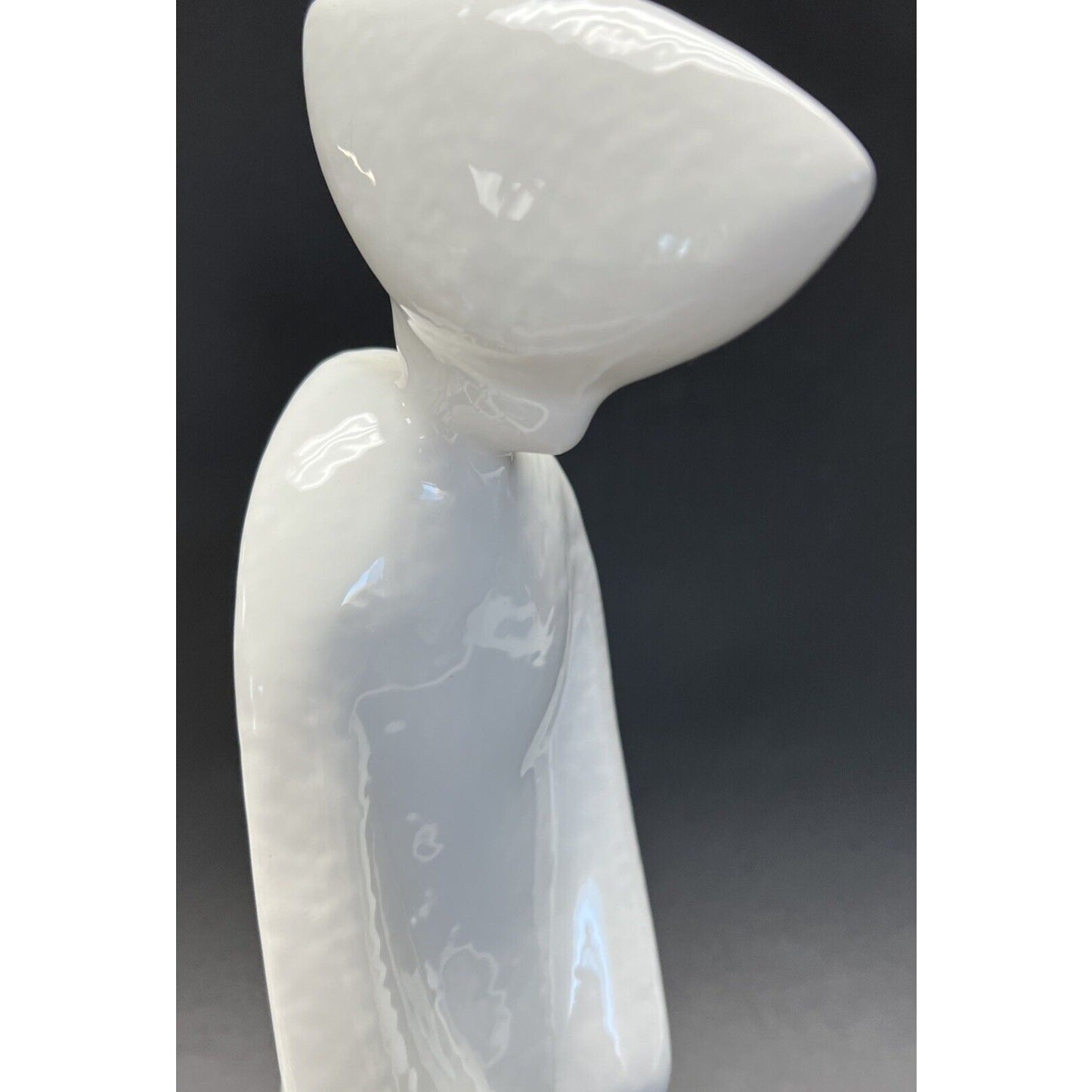 Vtg Blanc de Chine Awa Odori Dancer Sculpture Keiten Takahashi Porcelain Glazed