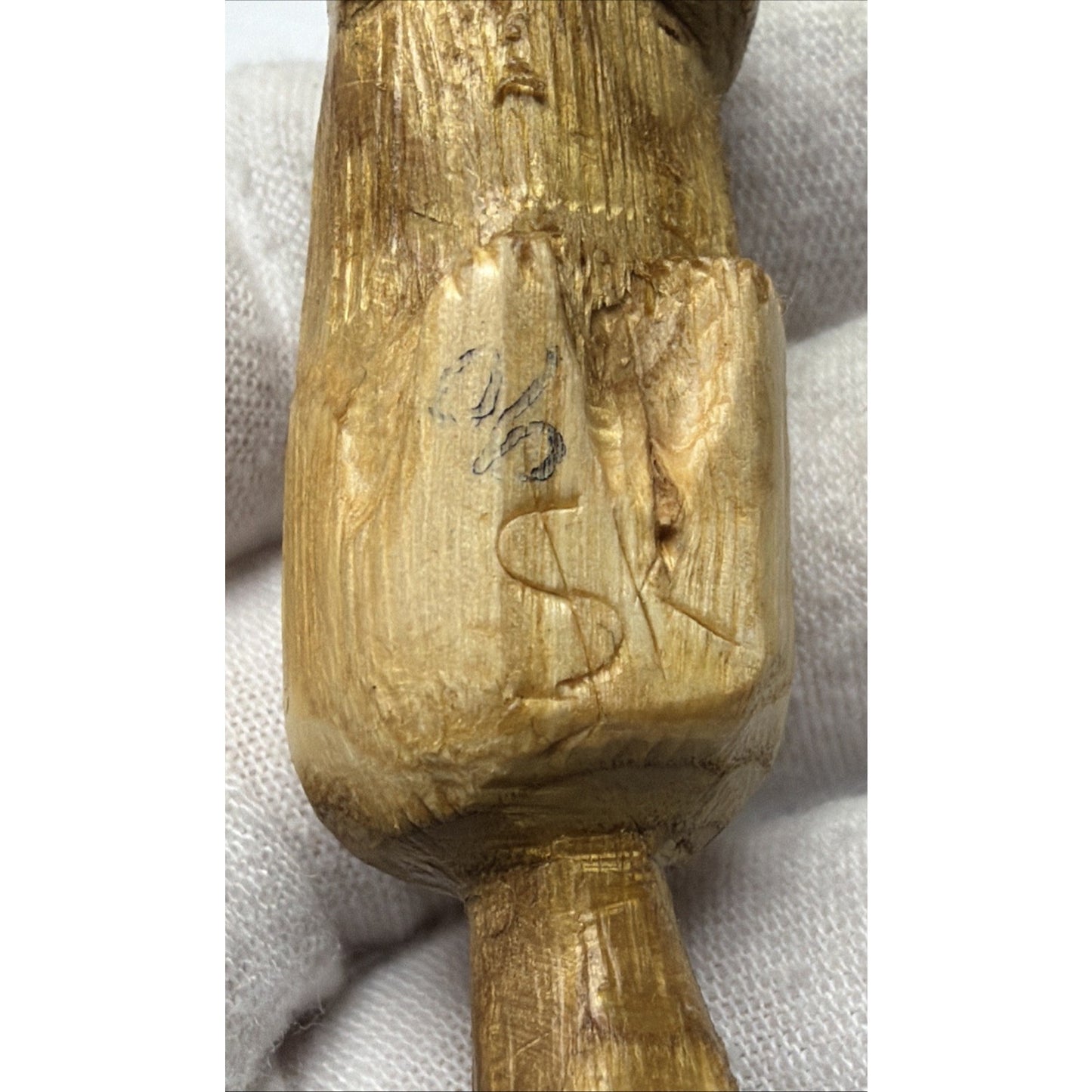Folk Art Wood Carved Woodland Creature Mini Signed Fox Beaver Squirrel Bunny