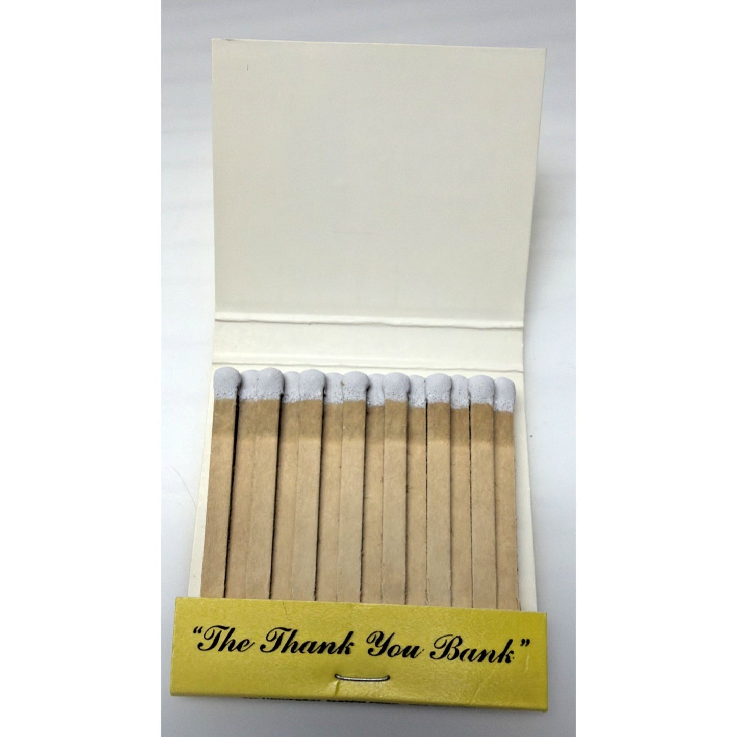 Vintage First National Bank Matchbook Advertising Matches Tipton Iowa Full