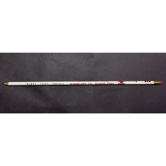 Vintage Advertisement Farmall Tractors Schmid Impl Co Used Long Pencil As Is