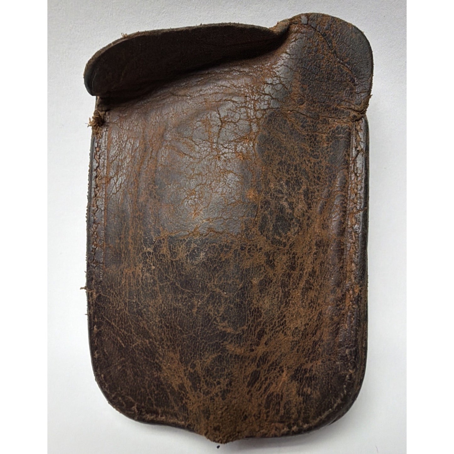 Old Osborn Bros Pat Pend Leather Sliding Key Pouch Steel Hooks As Is Read