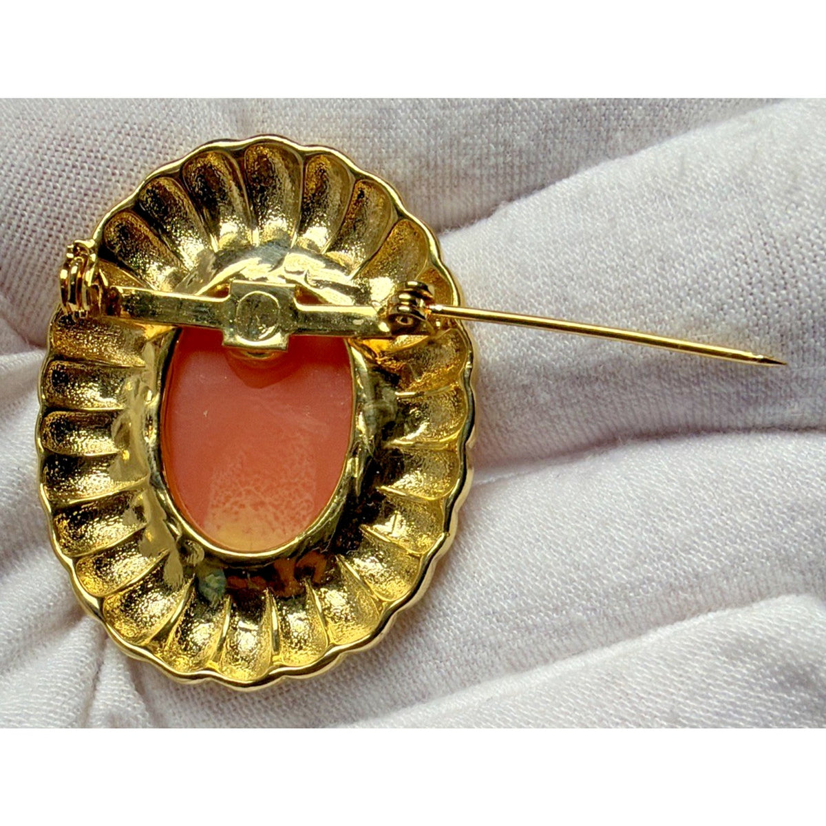 Vintage Lot of Cameo Jewelry Pins Brooches Sarah Coventry Clip Earrings As Is