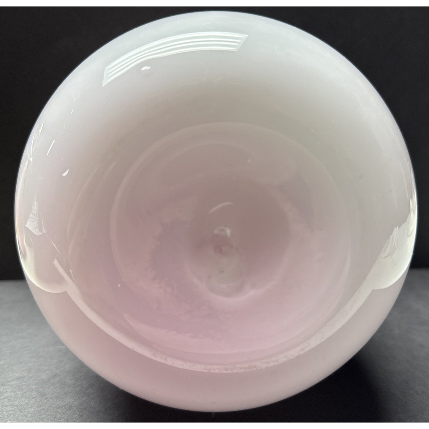 Victorian Stevens Williams Cased Peachblow Vase Crimped Edge Melon