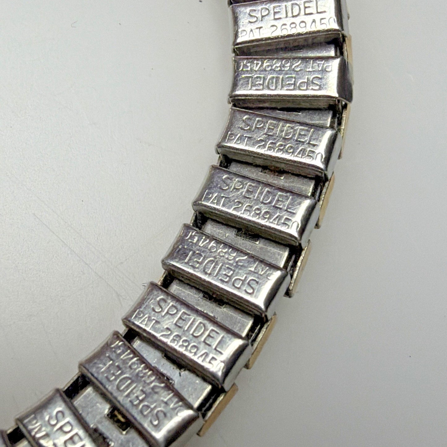 Old S&W Hamilton 14k Gold Filled 17 Jewel Wrist Watch Speidel Stretch Band As Is